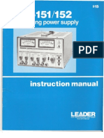 Leader LPS152 Manual