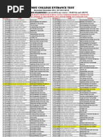 Download College Entrance Test Result 2013-2014 Qualifiers 50Ile-Above by Western Mindanao State University SN127869771 doc pdf