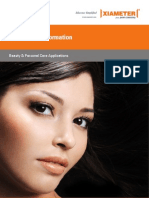 Formulation Information - Beauty and Personal Care Applications