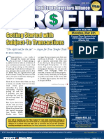 The Profit Newsletter For Atlanta REIA - March 2013