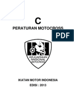 Peraturan Nasional Imi - Motocross 2013