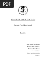 Relatório de Associação de Molas em Série e em Paralelo