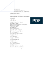 Ejercicios Sobre Ecuaciones de Primer Orden PDF