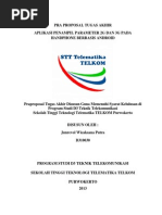 Download Pra Proposal Tugas Akhir STT Telematika Telkom Purwokerto by Junrevol Wicaksana Putra SN127897012 doc pdf