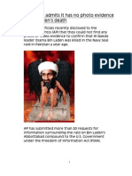 Pentagon Admits It Has No Photo Evidence of Bin Laden
