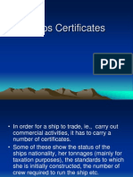 Ships Certificates