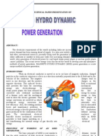 Magnetic Hydro Dynamic Power Generation Full Seminar Report