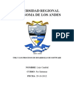 Universidad Regional Autonoma de Los Andes: NOMBRE: Luis Cambal CURSO: 5to Sistemas FECHA: 29-10-2012