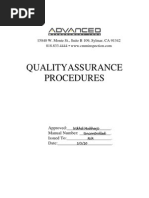 Download Quality Assurance Procedures by viorelu99 SN127921673 doc pdf