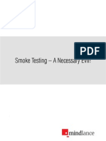 Smoke Testing A Necessary Evil!