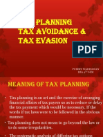 Tax Planning Tax Avoidance &tax Evasion