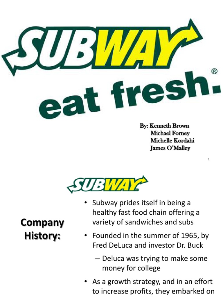Subway's Global Expansion Strategy | PDF | Fast Food | Fast Food ...