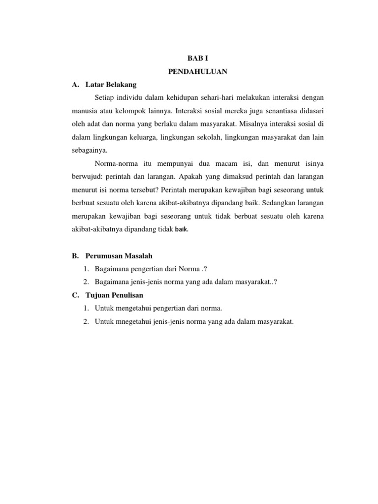 Makalah Pkn Norma