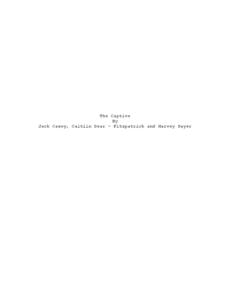 The Captive: A Dark Escape Story | PDF