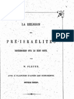Pleyte, W. 'La Religion Des Pré-Israelites' Leiden 1865