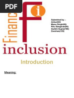 Financial Inclusion Ppt