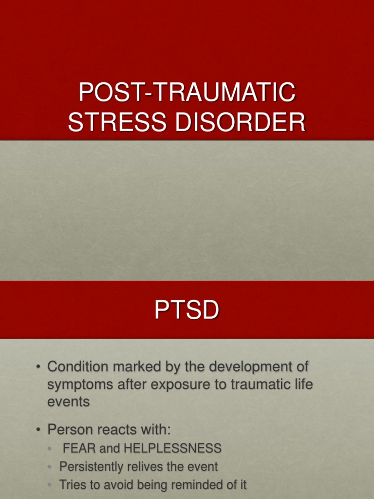 Understanding PTSD and Acute Stress Disorder | PDF | Posttraumatic ...