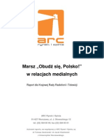 Marsz "Obudź się Polsko!" w relacjach medialnych -KRRiT, ARC Rynek i Opinie, T. Gackowski, J. Wasilewski,