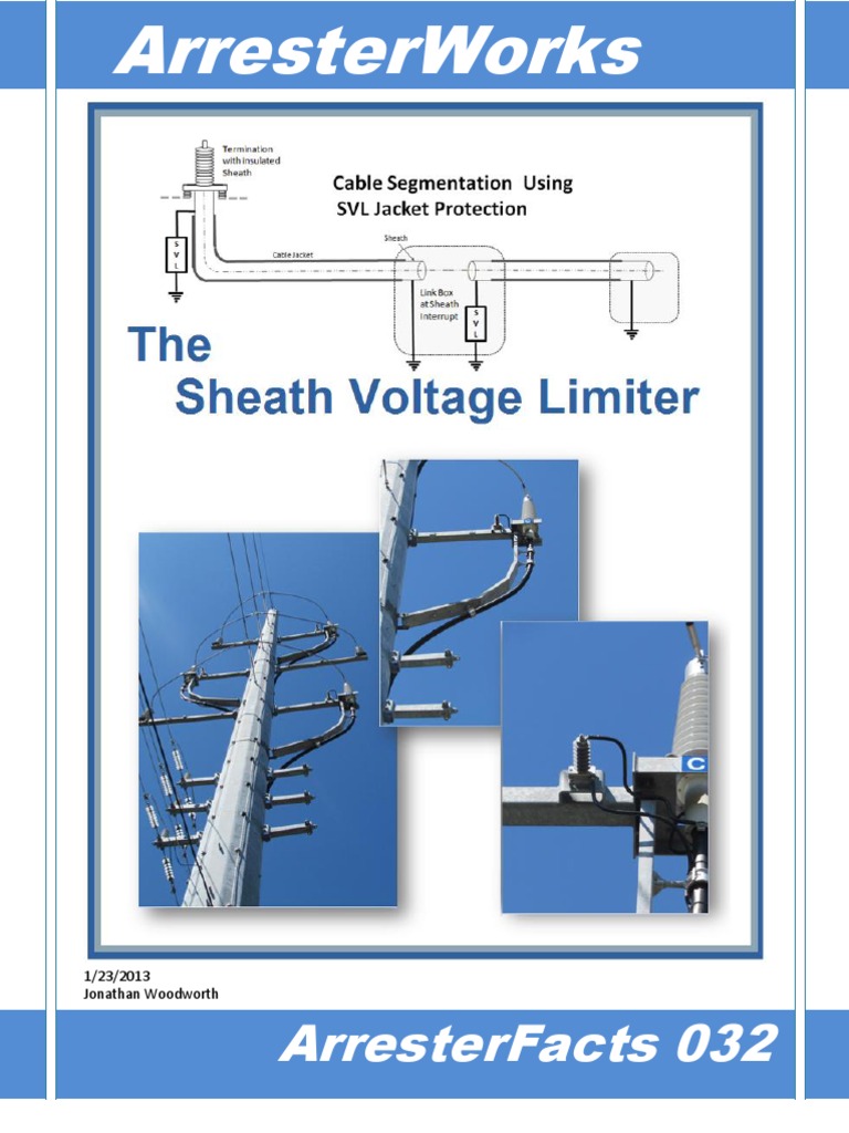 ArresterFacts 032 The Sheath Voltage Limiter PDF Cable Insulator