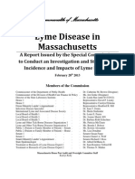 Lyme Disease in Massachusetts Report