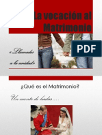 La Vocación Al Matrimonio