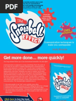 Download The Snowball Effect Communication Techniques to Make You Unstoppable   by Capstone Publishing SN127958382 doc pdf