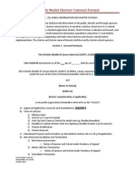 Florida Model Charter Contract Format: Section 1: General Provisions