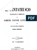 Samuel Davide Luzzatto Pentateuco Volgarizzato. Genesi 37-41 PDF