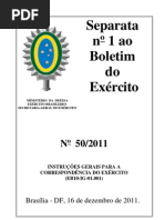 EB10-IG-01.001 - Correspondencia Exército