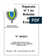 EB10-IG-01.001 - Correspondencia Exército