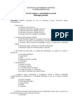 Subiecte Psihologia Generala