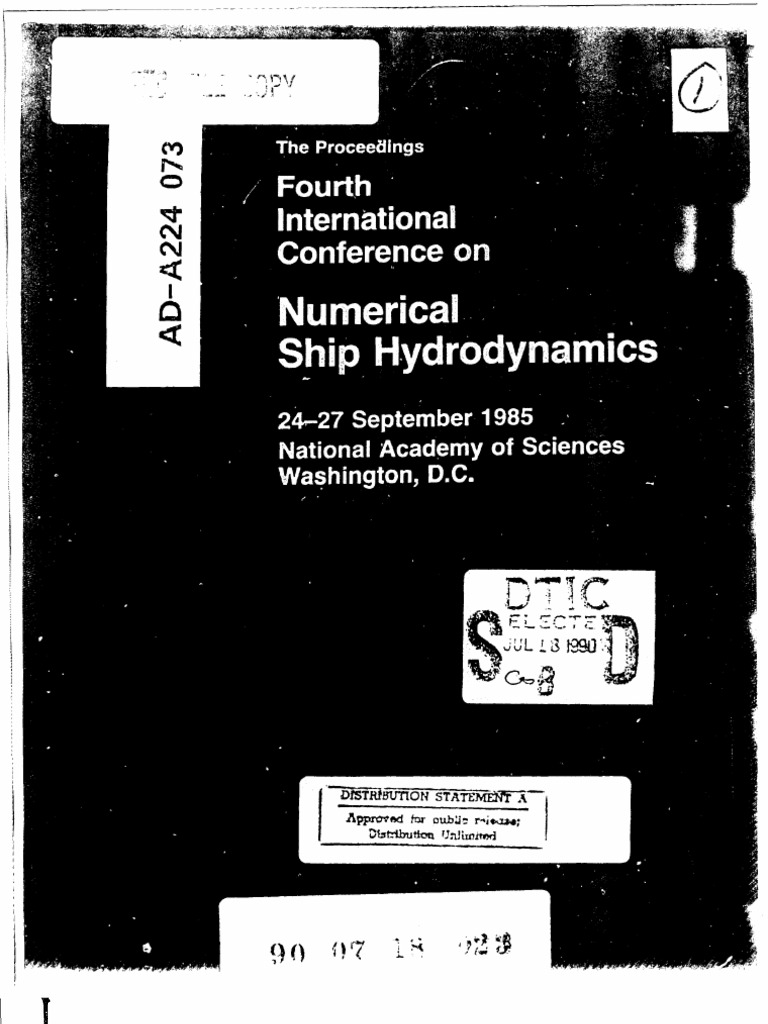 HAL 4th International Conference On Numerical Ship Hydrodynamics