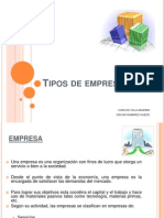 Tipos de Empresas