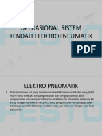 Operasional Sistem Kendali Elektropneumatik