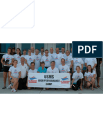 2013 USMS High Performance Camp Brochure