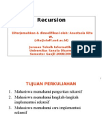 Materi Pertemuan 10 SD 1 - Rekursif