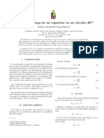 Informe Carga y Descarga de Un Capacitor