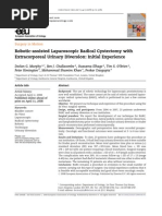 Robotic-Assisted Laparoscopic Radical Cystectomy With Extracorporeal Urinary Diversion: Initial Experience