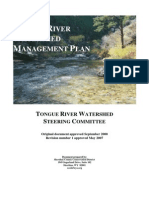 Tongue River Watershed Plan2005