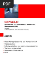 Introduction To Oracle Identity and Access Management (IAM)