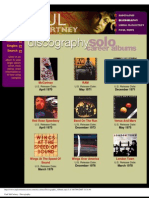 Paul McCartney - Discography PDF