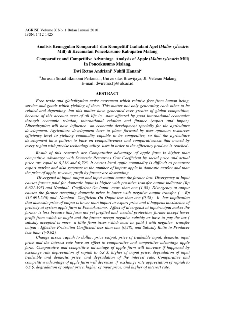 Comparative and Competitive Advantage | PDF | Social Science | Business