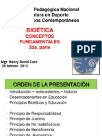 Bioetica Conceptos Fundamentales 28 Febrero 2013 2da