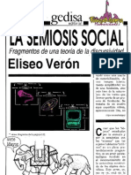 Eliseo Veron La Semiosis Social