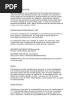 Matrizes Energéticas