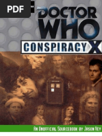 Download Conspiracy X - Doctor Who by Doug Buhlman SN128070778 doc pdf