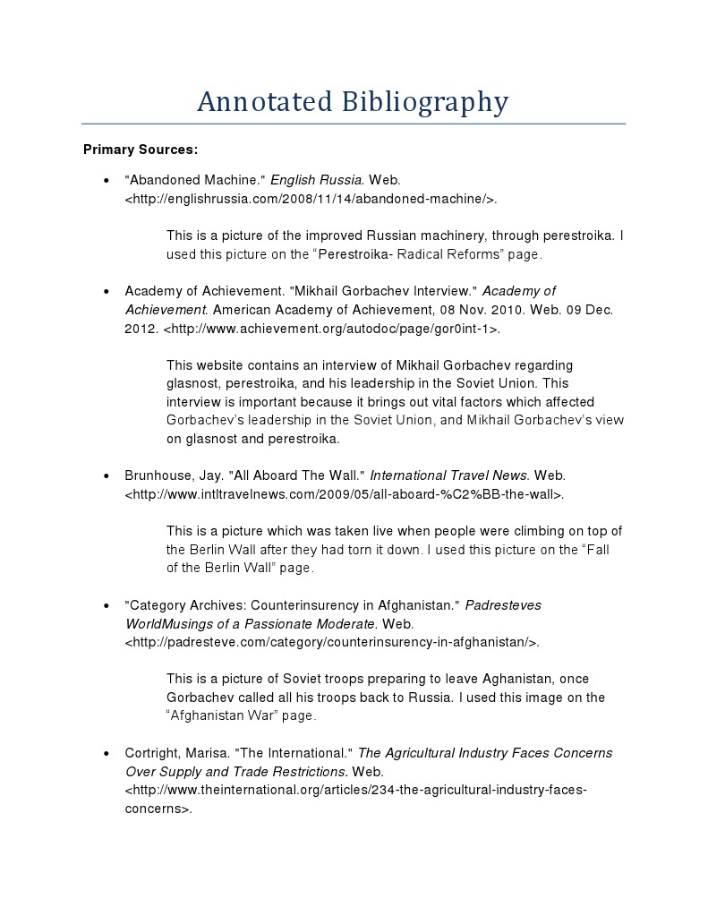 Annotated bibliography - apa 7th edition picture