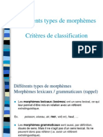 Différents types de morphèmes - Critères de classification-3
