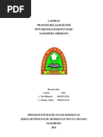 Download Laporan Resmi Praktek Belajar Klinik Di Puskesmas Harapa Baru Samarinda by TomMy Charming SN128078697 doc pdf