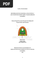 Download Karya Tulis Ilmiah Identifikasi Kuman Legionella Pada Filter AC Di RSUD AWS Samarinda by TomMy Charming SN128079890 doc pdf